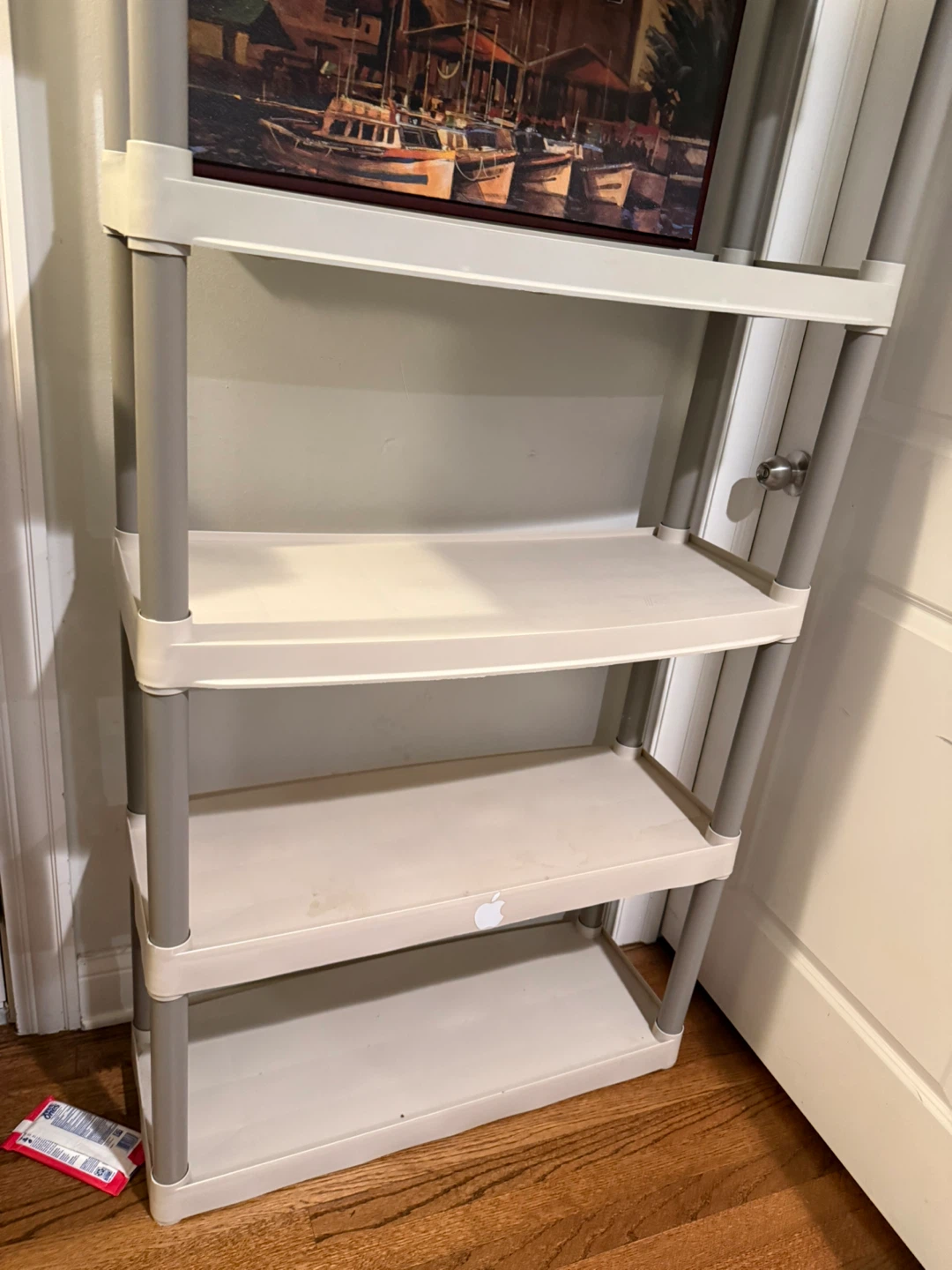 4-Shelf Plastic Storage Shelving Unit - photo 2