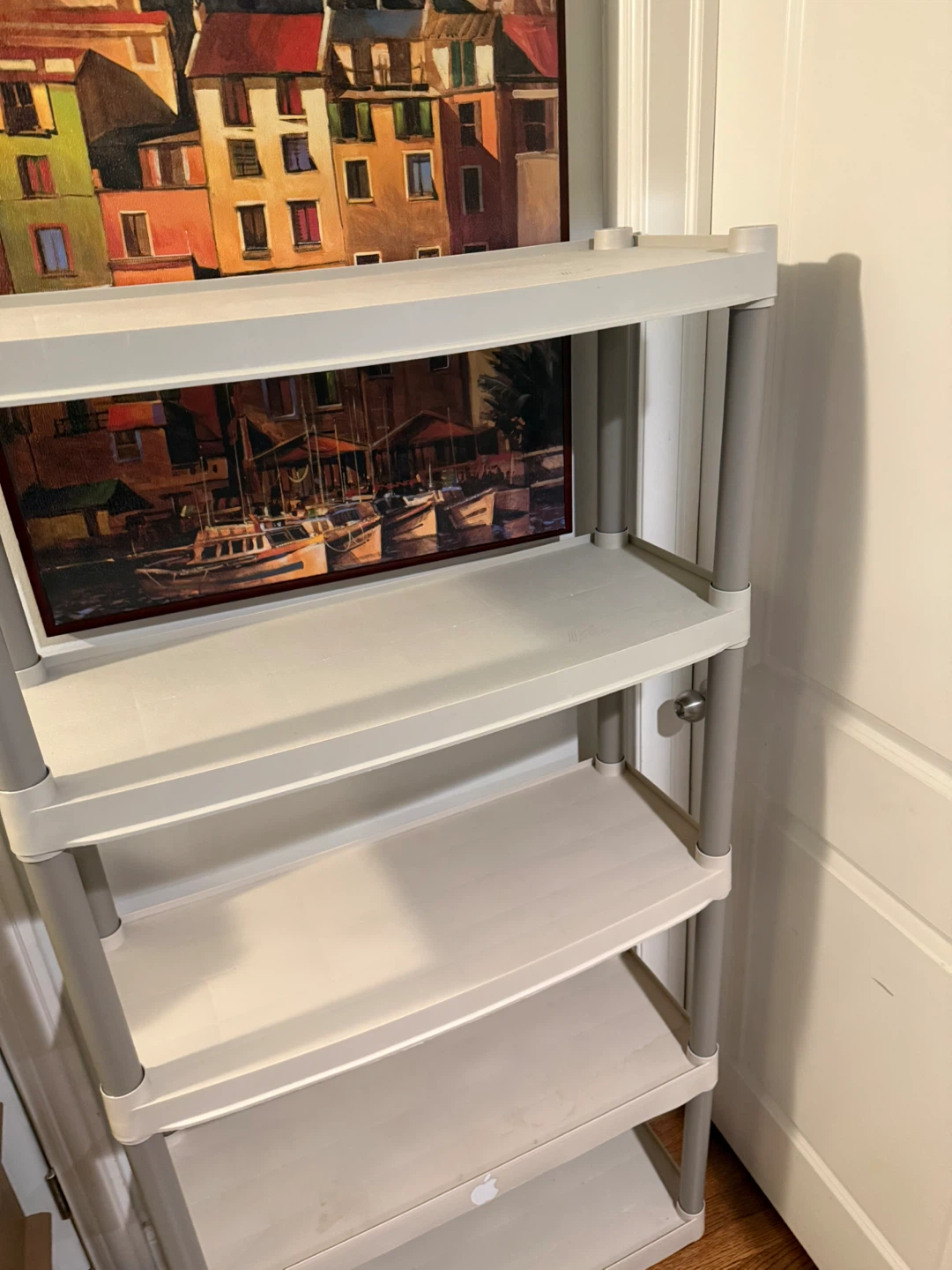 4-Shelf Plastic Storage Shelving Unit - photo 3