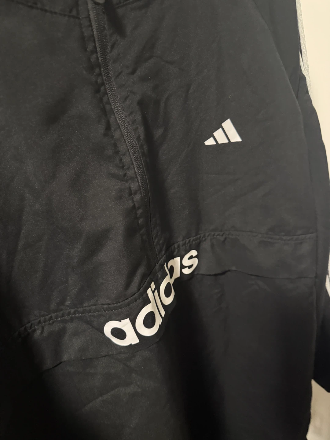 Adidas Black Windbreaker Jacket - photo 4