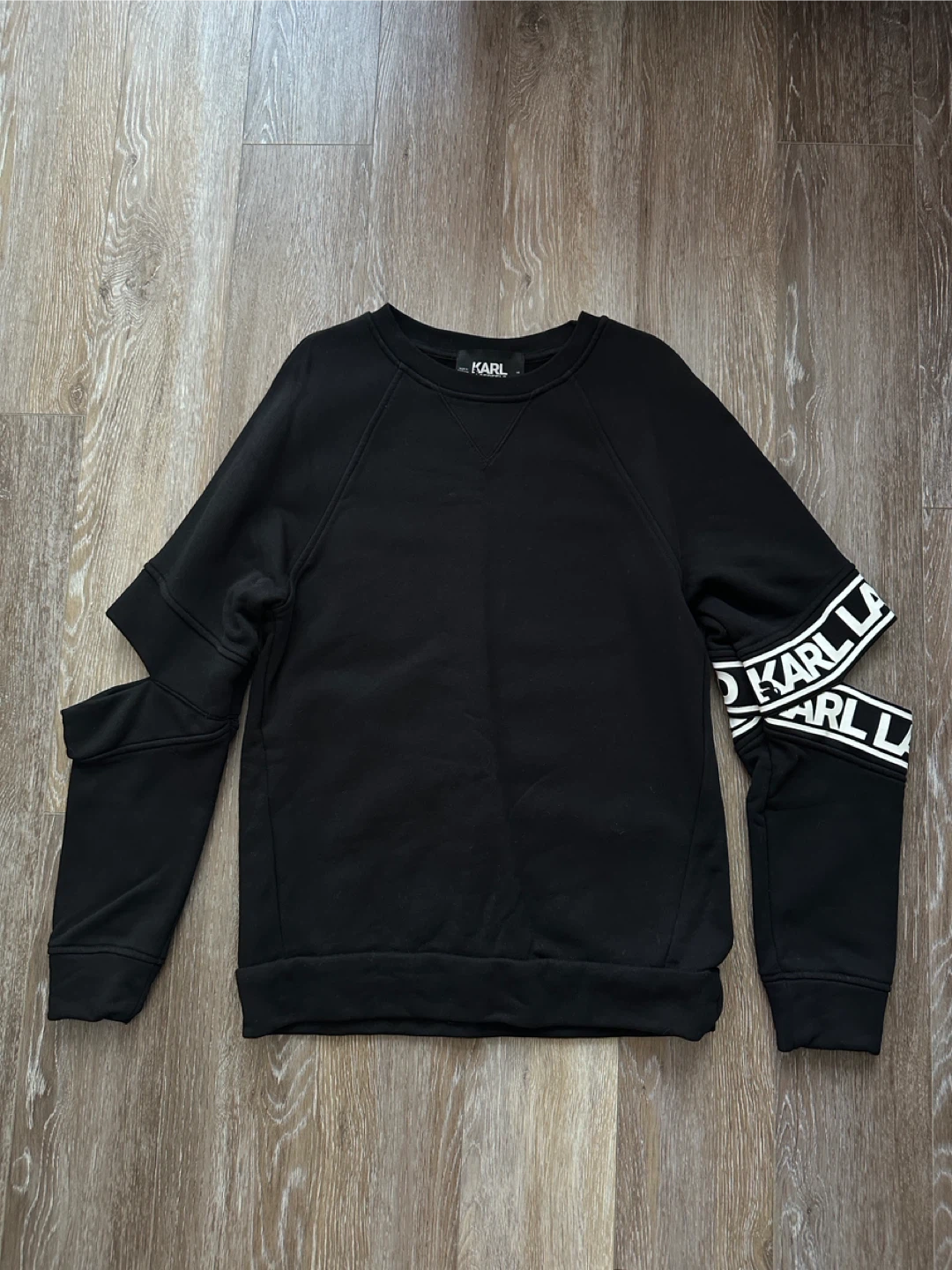 Karl Lagerfeld Black Sweatshirt XS