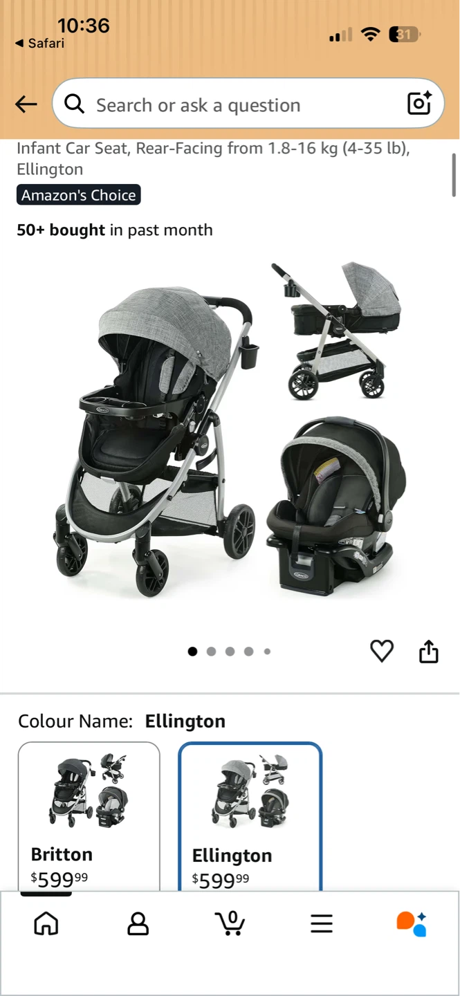 GRACO STROLLER AND CAR SEAT