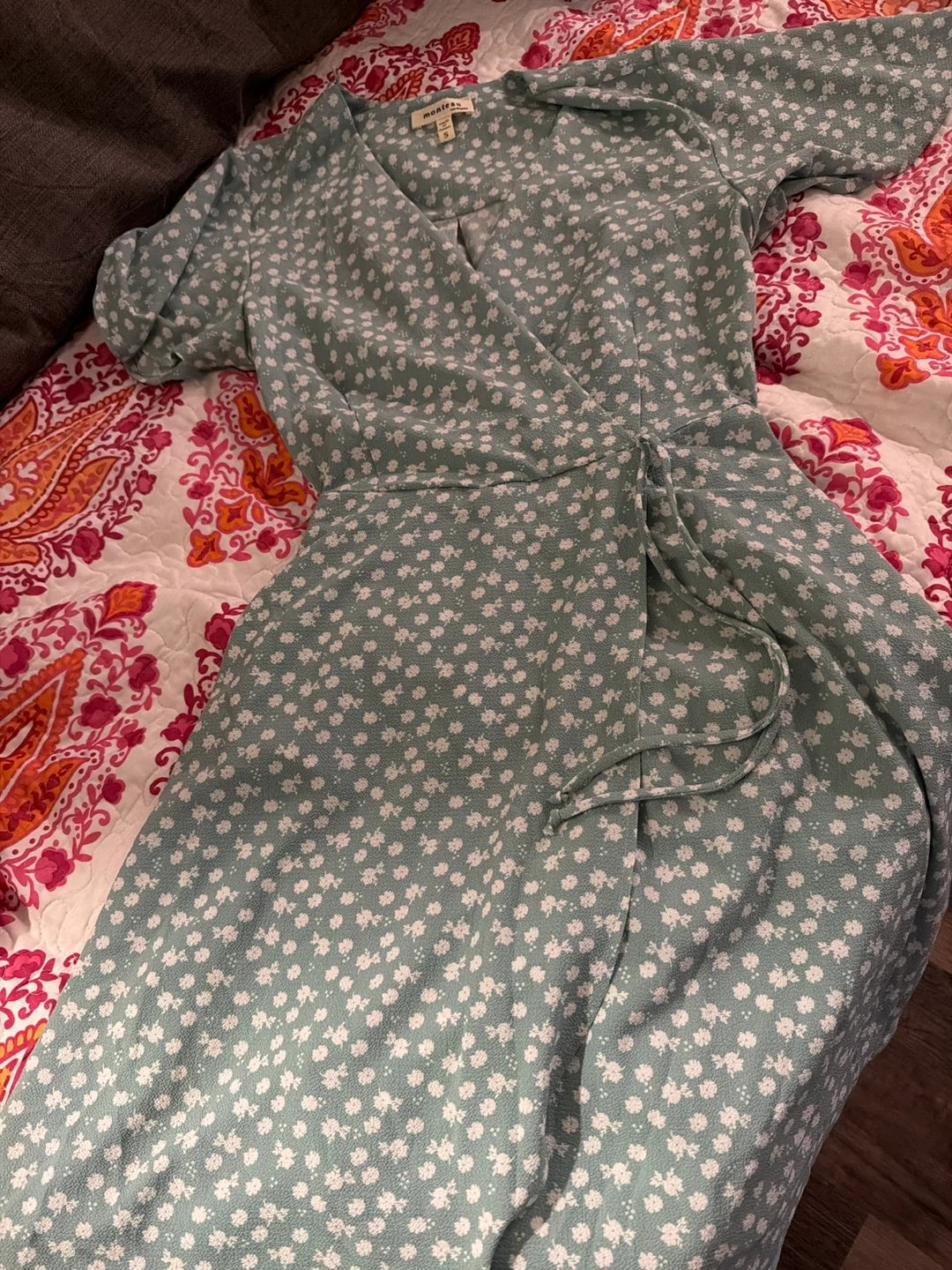 Montceru floral wrap dress