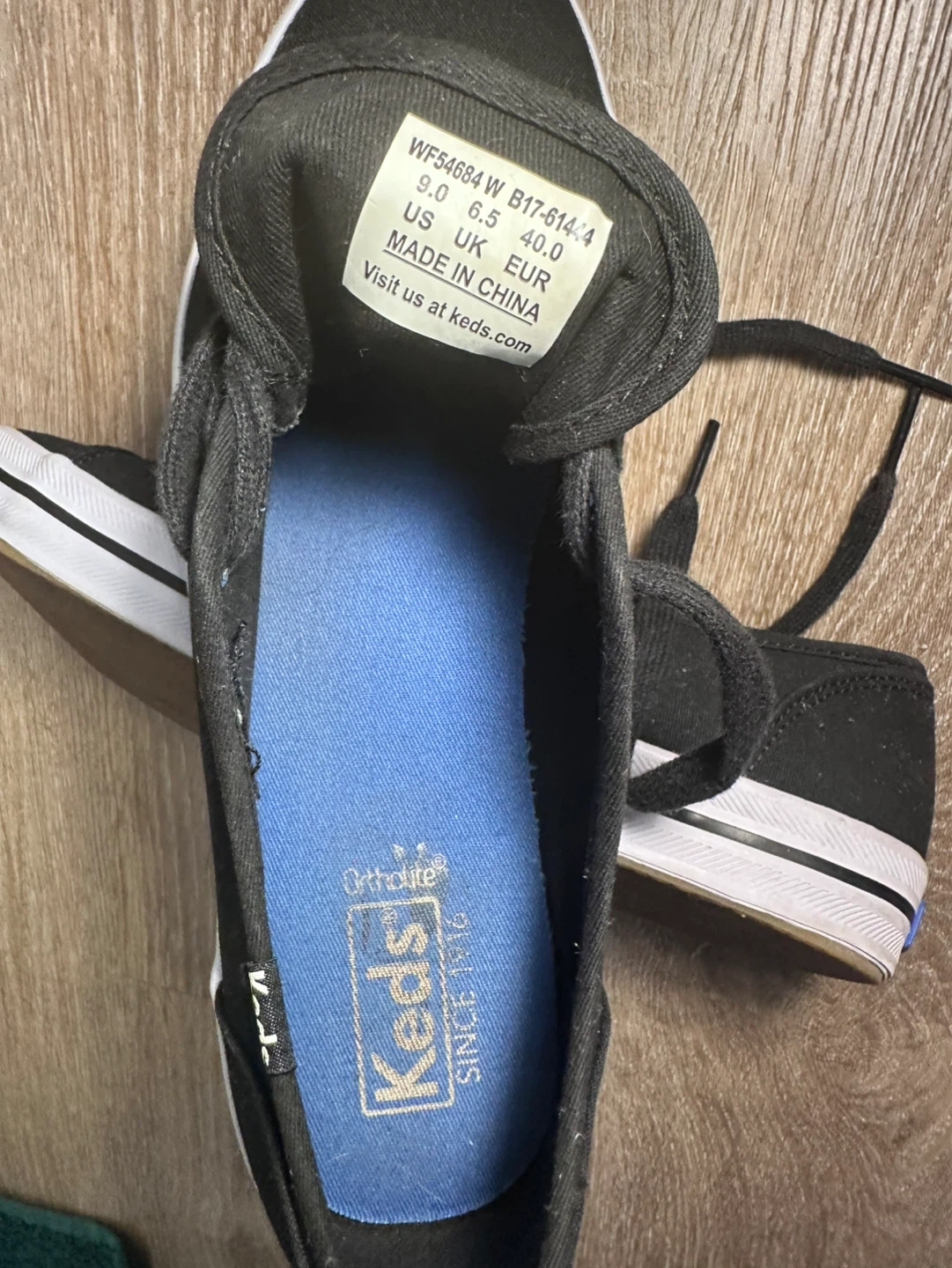 Keds Black Canvas Sneakers size 9 - photo 3