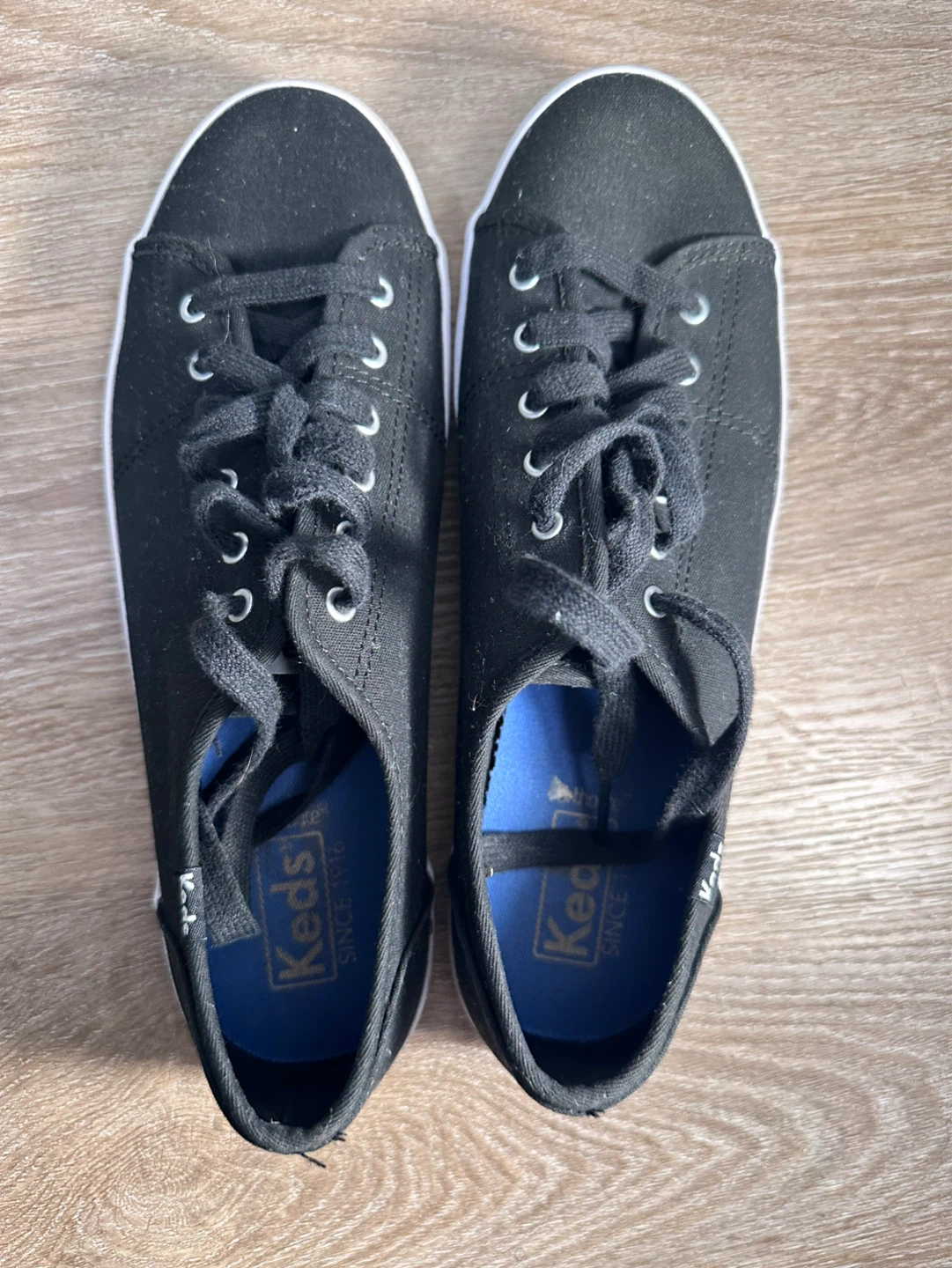 Keds Black Canvas Sneakers size 9