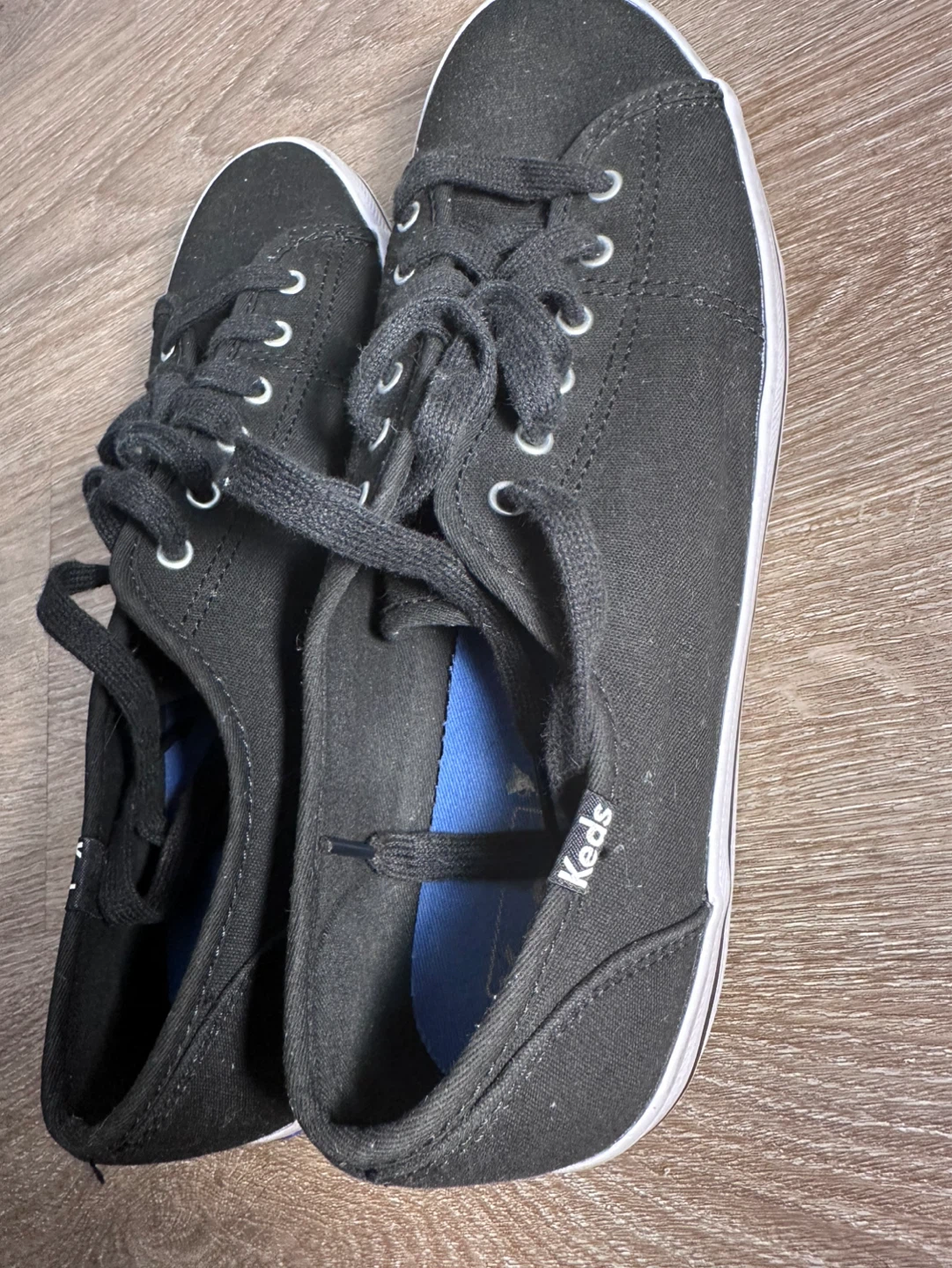 Keds Black Canvas Sneakers size 9 - photo 2