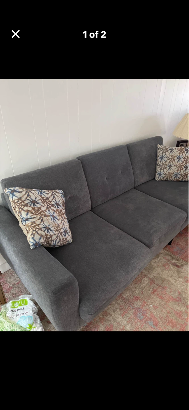 Dark Grey Sofa - photo 2