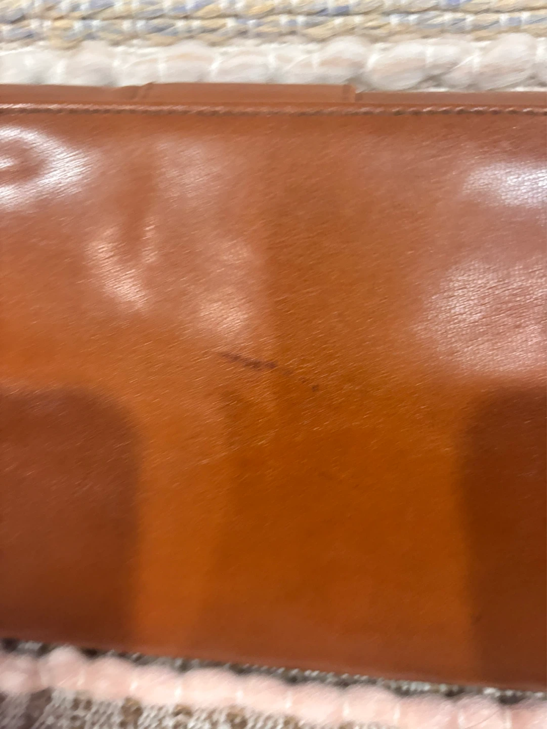 70’s Brown Leather Clutch or Shoulder Bag - photo 3