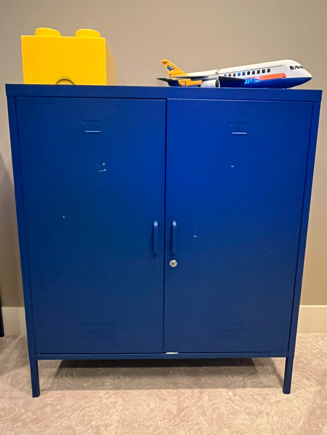 Blue Metal Locker Cabinet