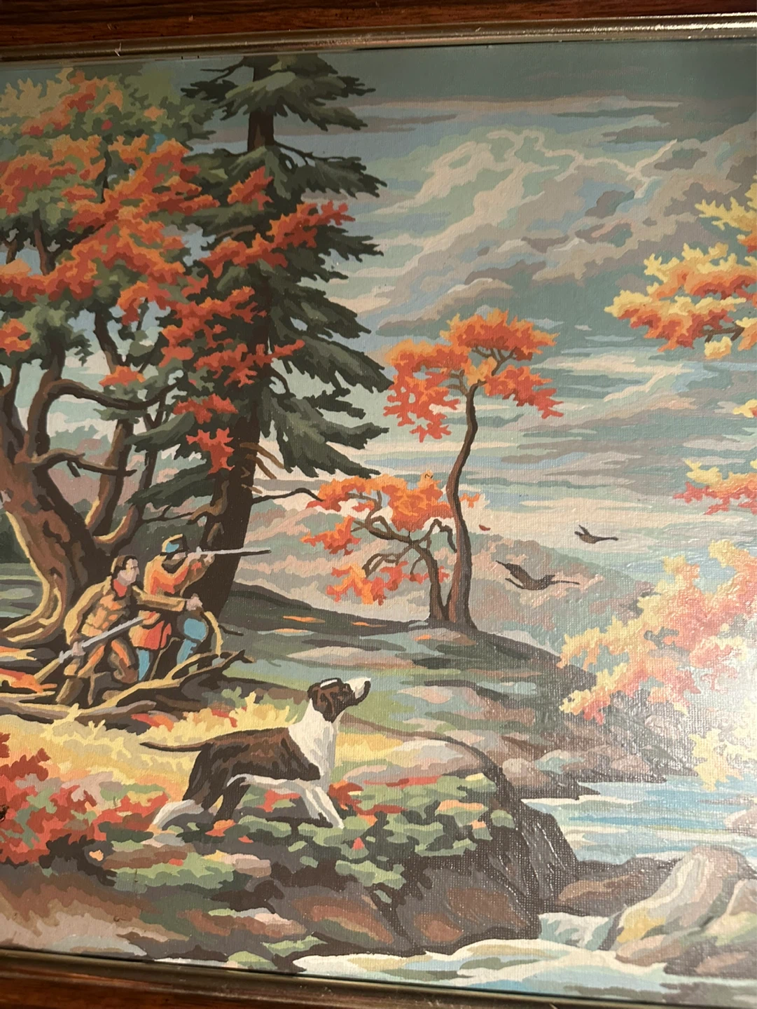 Large autumn hunting paint by numbers scene - photo 3