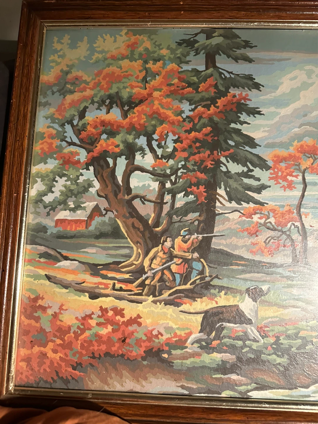 Large autumn hunting paint by numbers scene - photo 2