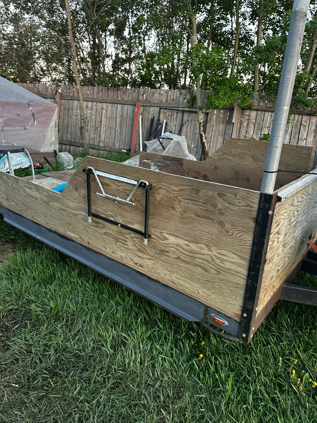 Utility Trailer with Wood Sides - photo 5
