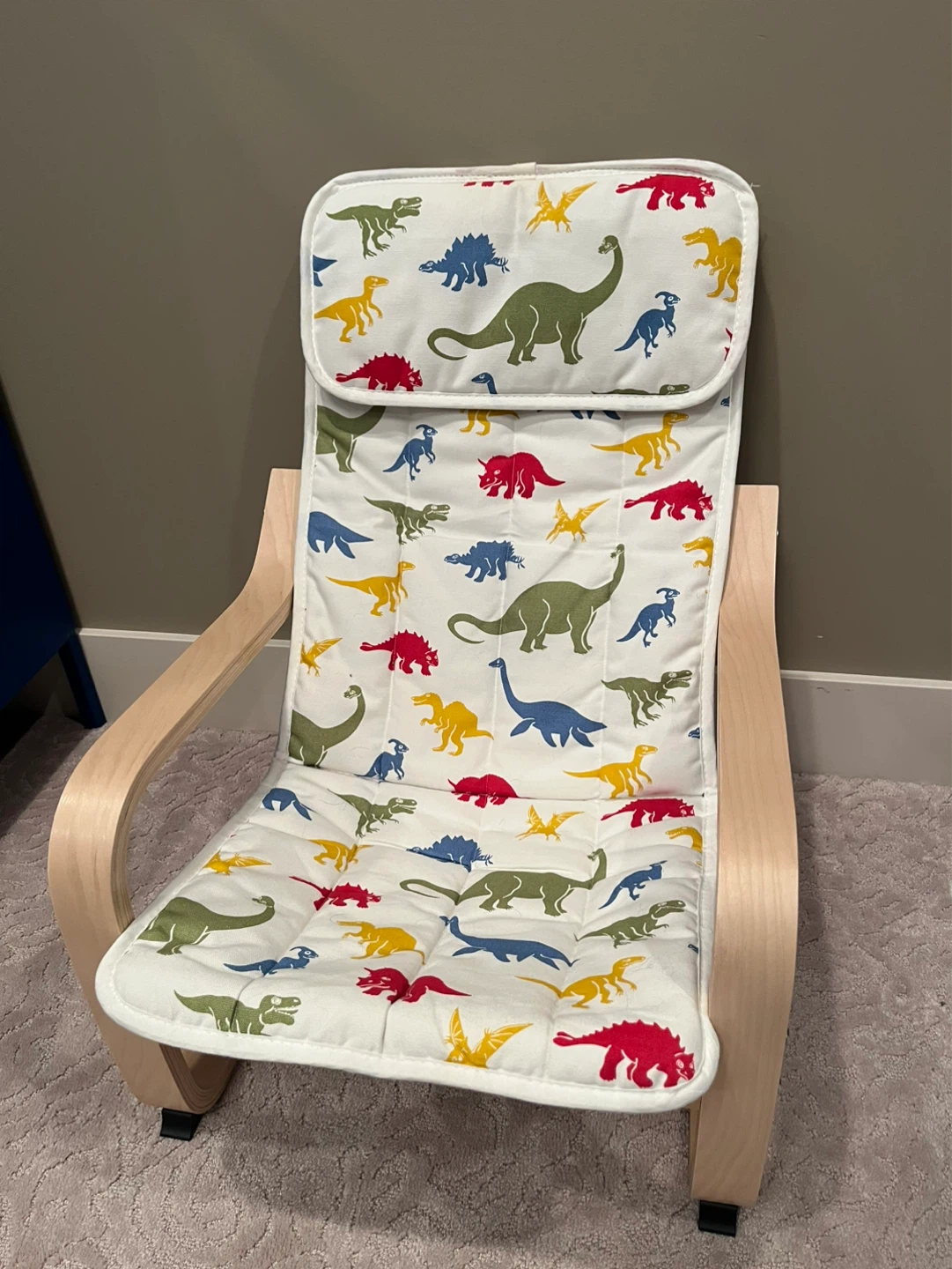 IKEA Kids Chair - Dinosaur Print