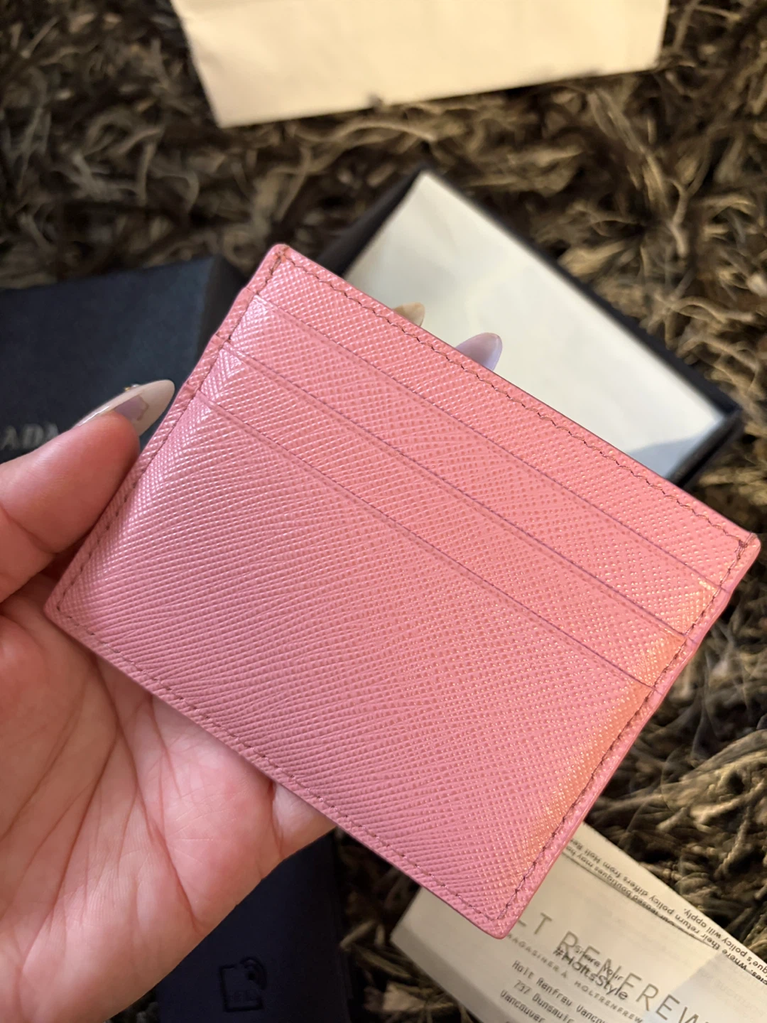 Prada Saffiano Leather Card Holder - photo 2
