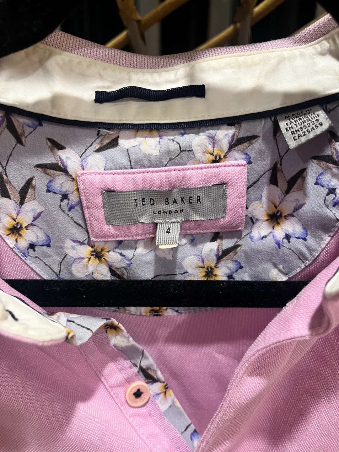 Ted Baker London Pink Polo Shirt Size 4 - photo 2
