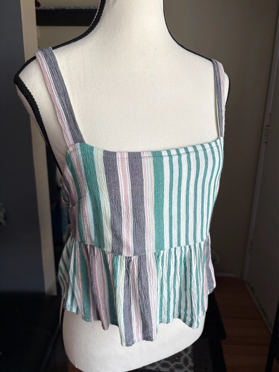 O'Neill Striped Peplum Tank Top - photo 3