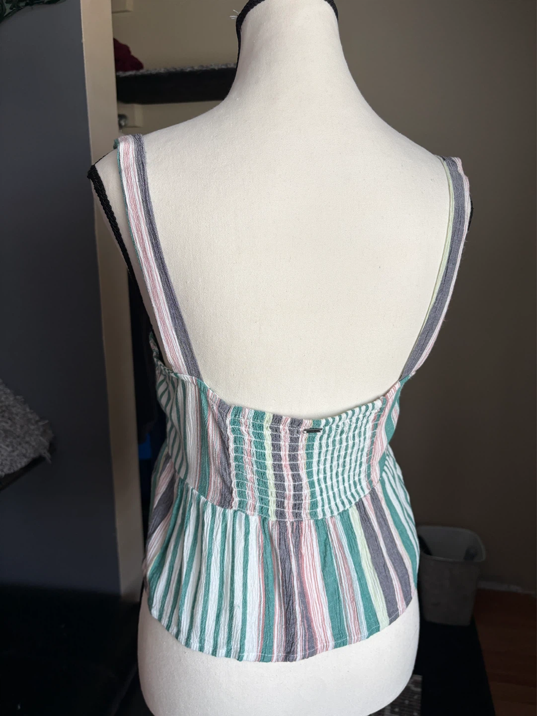 O'Neill Striped Peplum Tank Top - photo 4