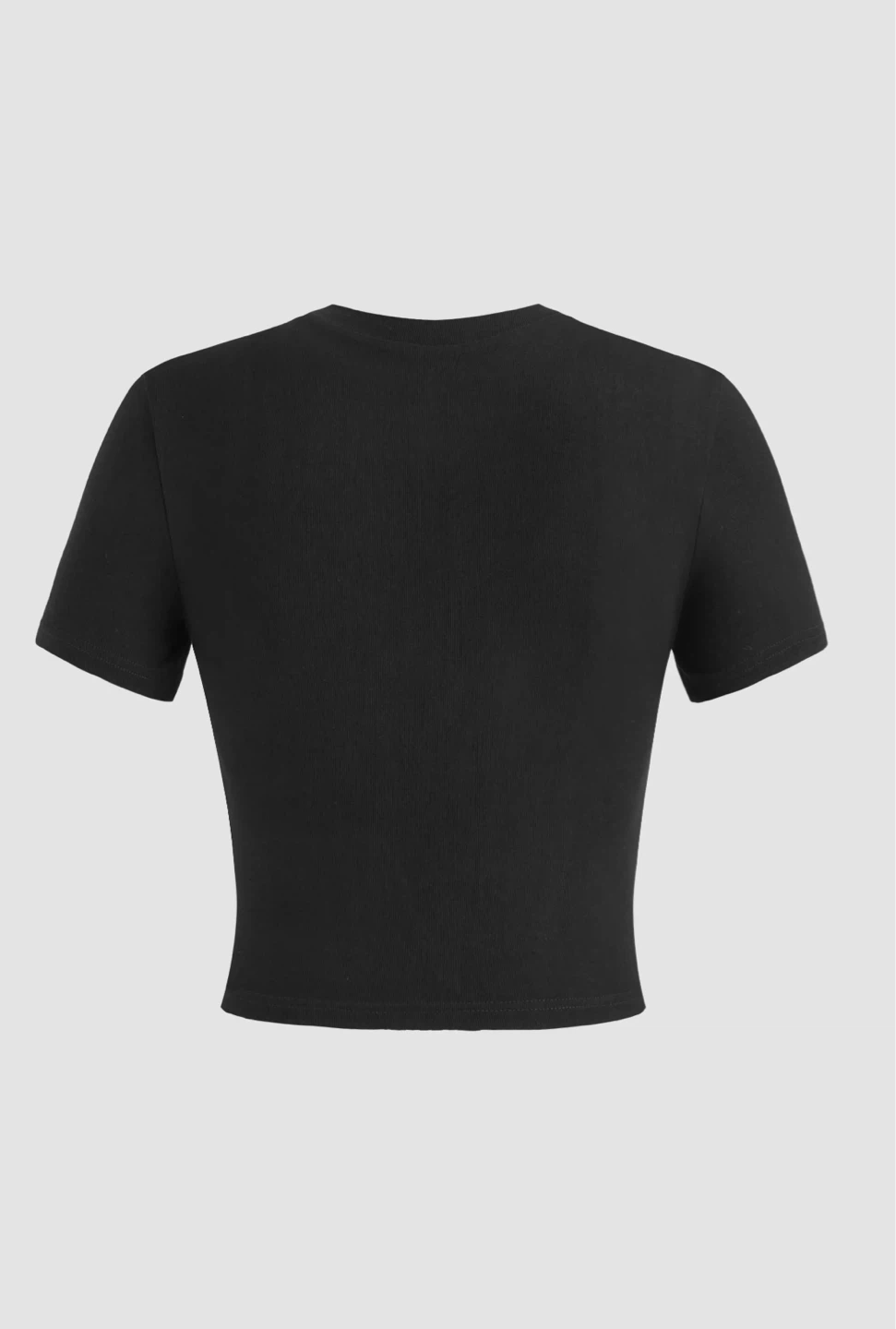 Black Lace Corset T-Shirt - photo 4