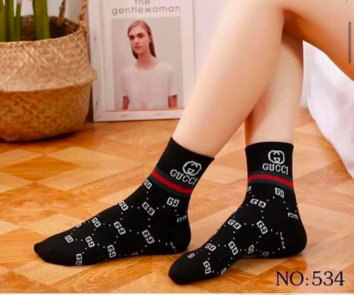Fashion Crew Socks - Assorted Designer Logos
