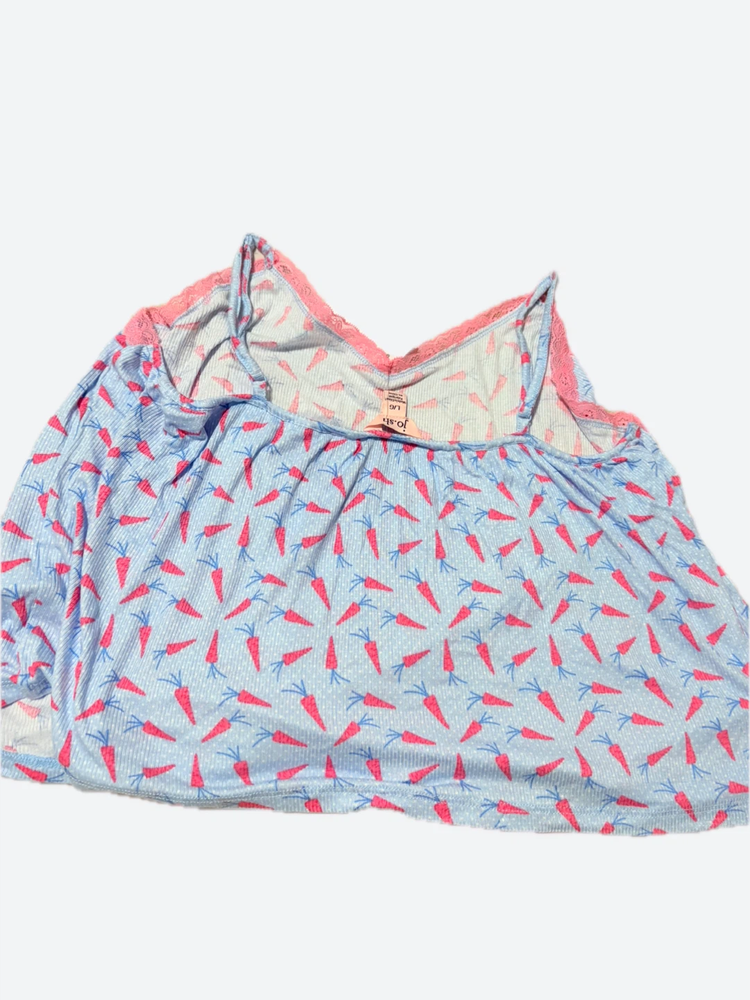 Jo.sh 2-piece pajama set - Blue Carrot Print - L/G