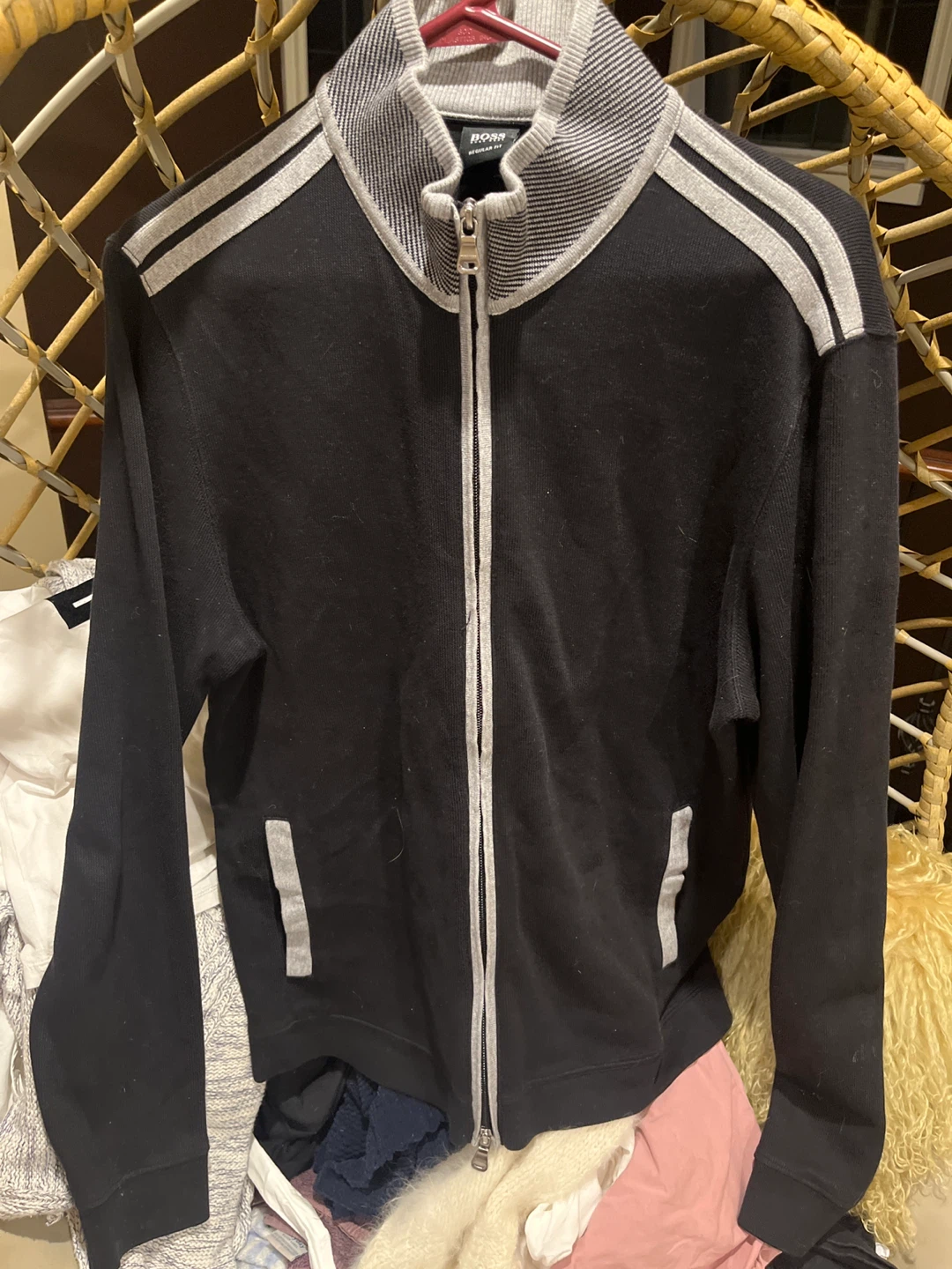 BOSS Hugo Boss Regular Fit Zip-Up Jacket - photo 2