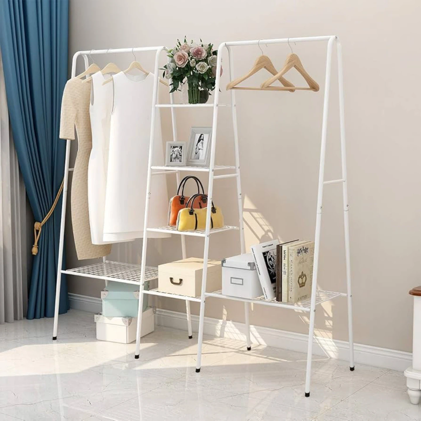 Metal Closet with Shelves