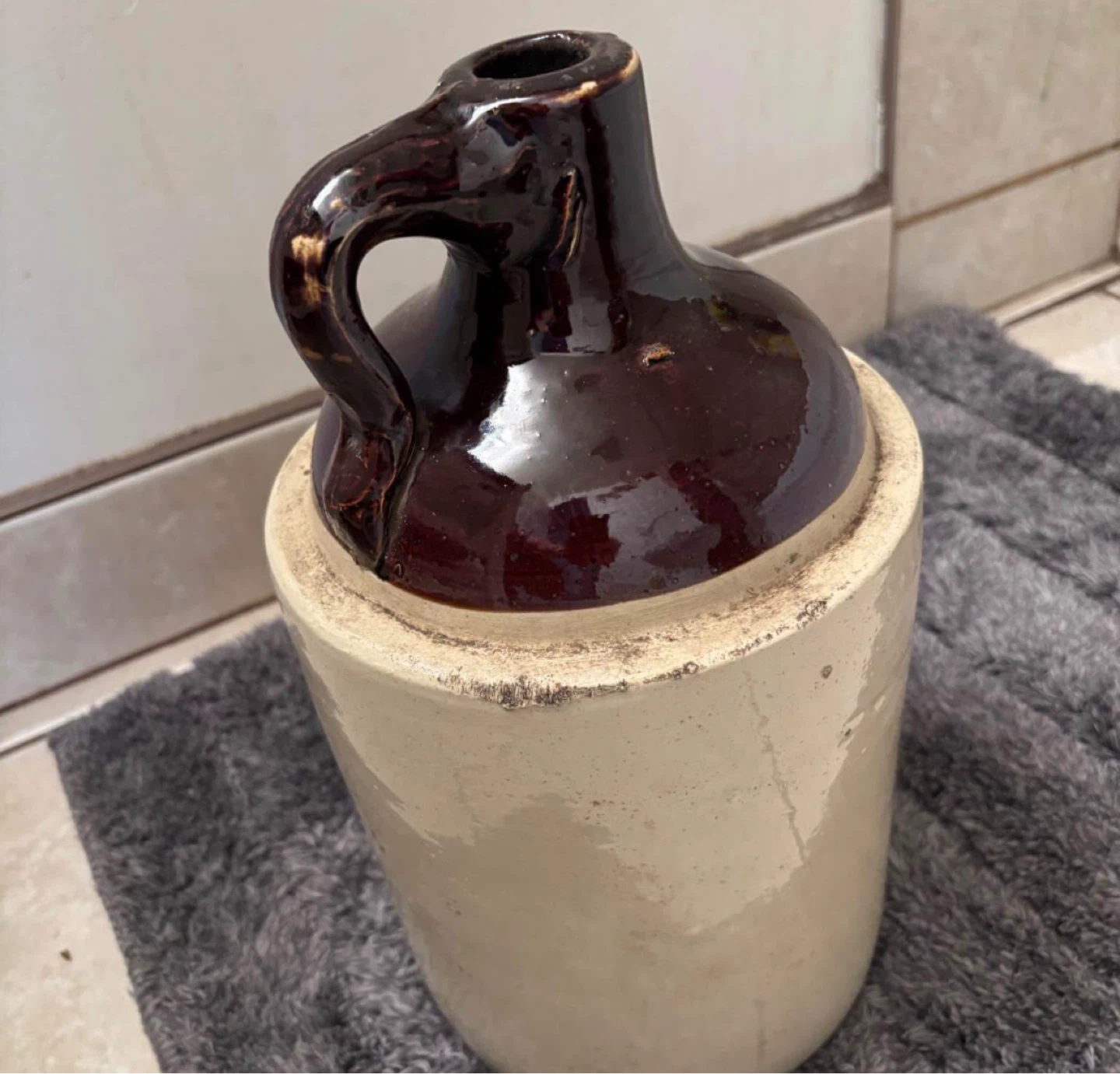 Antique Brown Glazed Jug