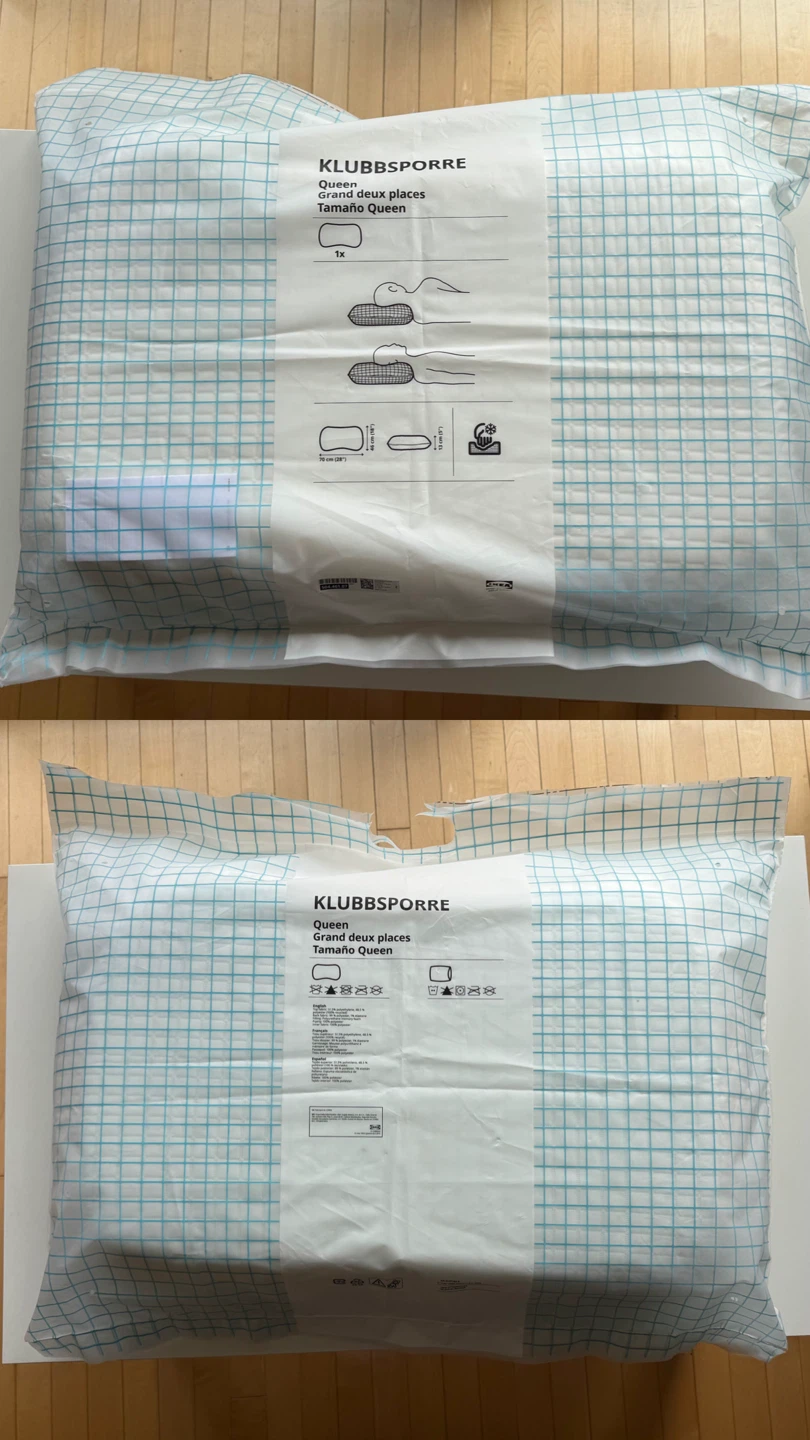 IKEA KLUBBSPORRE Queen Pillow