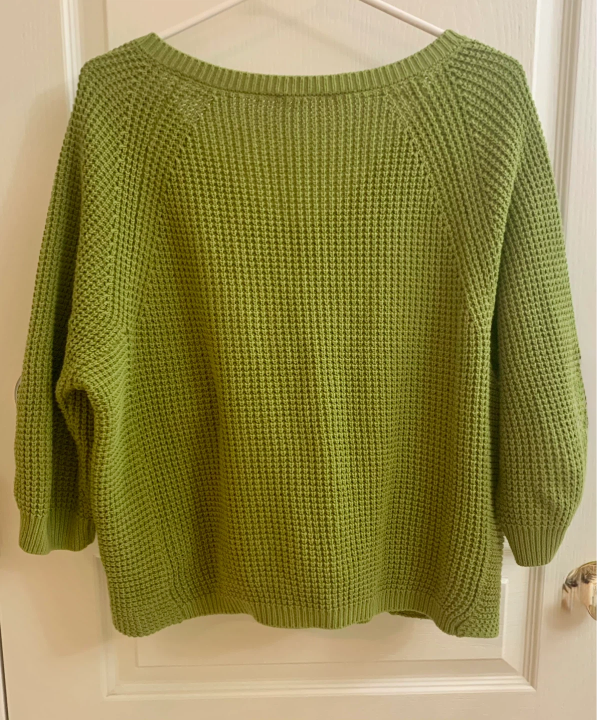 Yest Green V-Neck Knit Sweater - photo 3