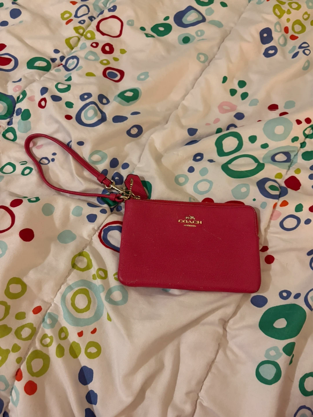 Coach Wristlet Pouch - Pink