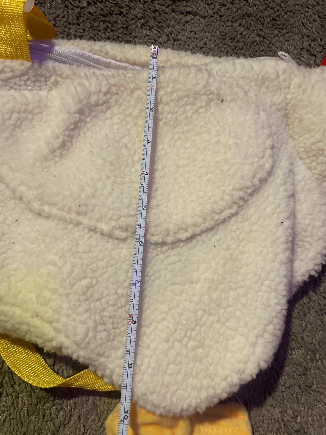 White Chicken Plush Bag - photo 3