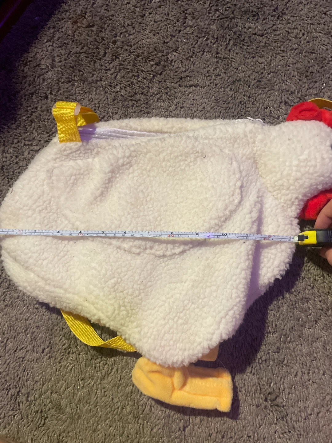 White Chicken Plush Bag - photo 2