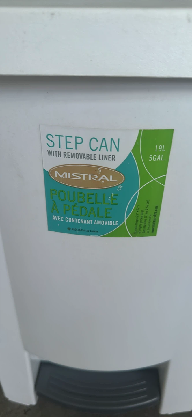 Mistral Step Can 19L Waste Bin - photo 4