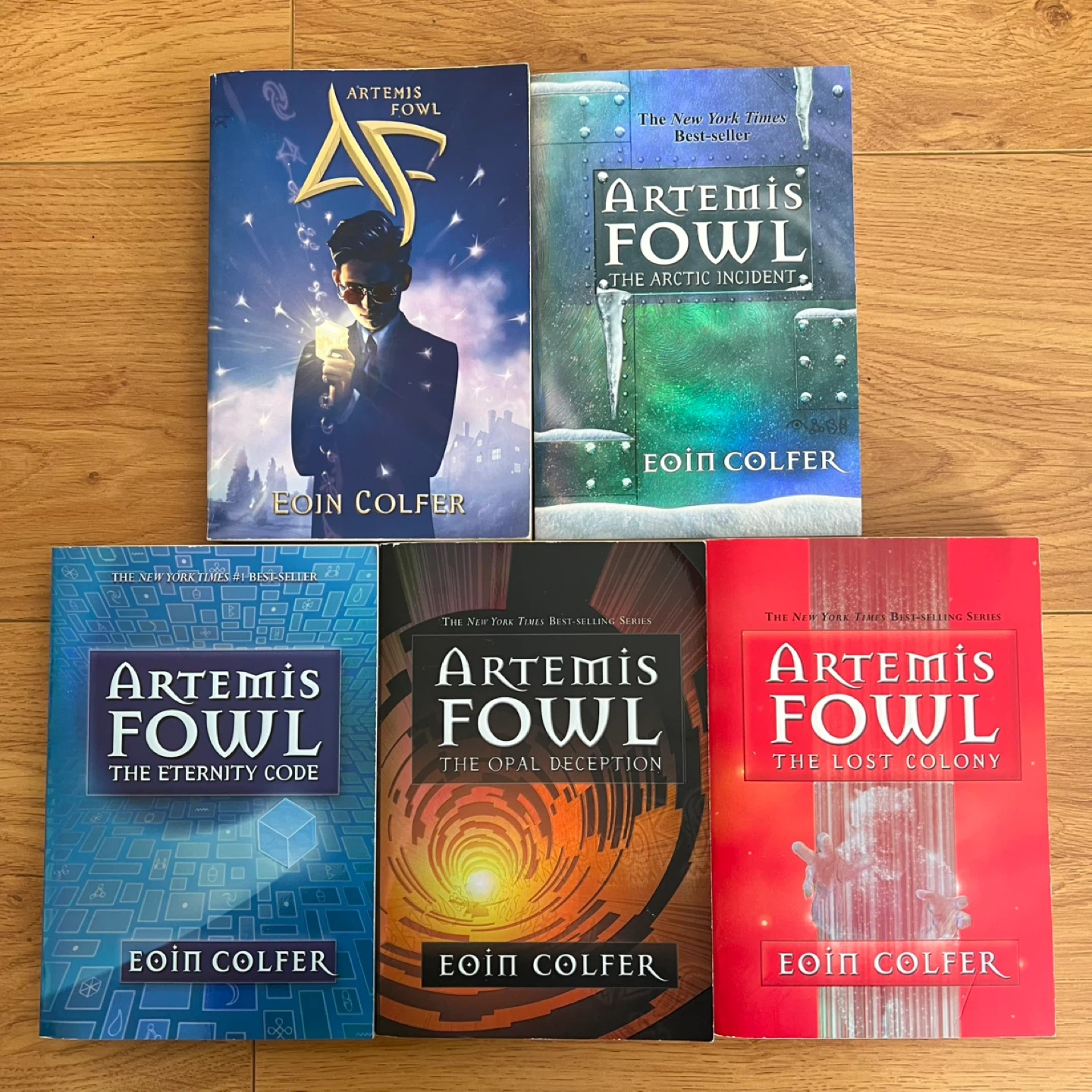Artemis Fowl Books 1-5 by Eoin Colfer