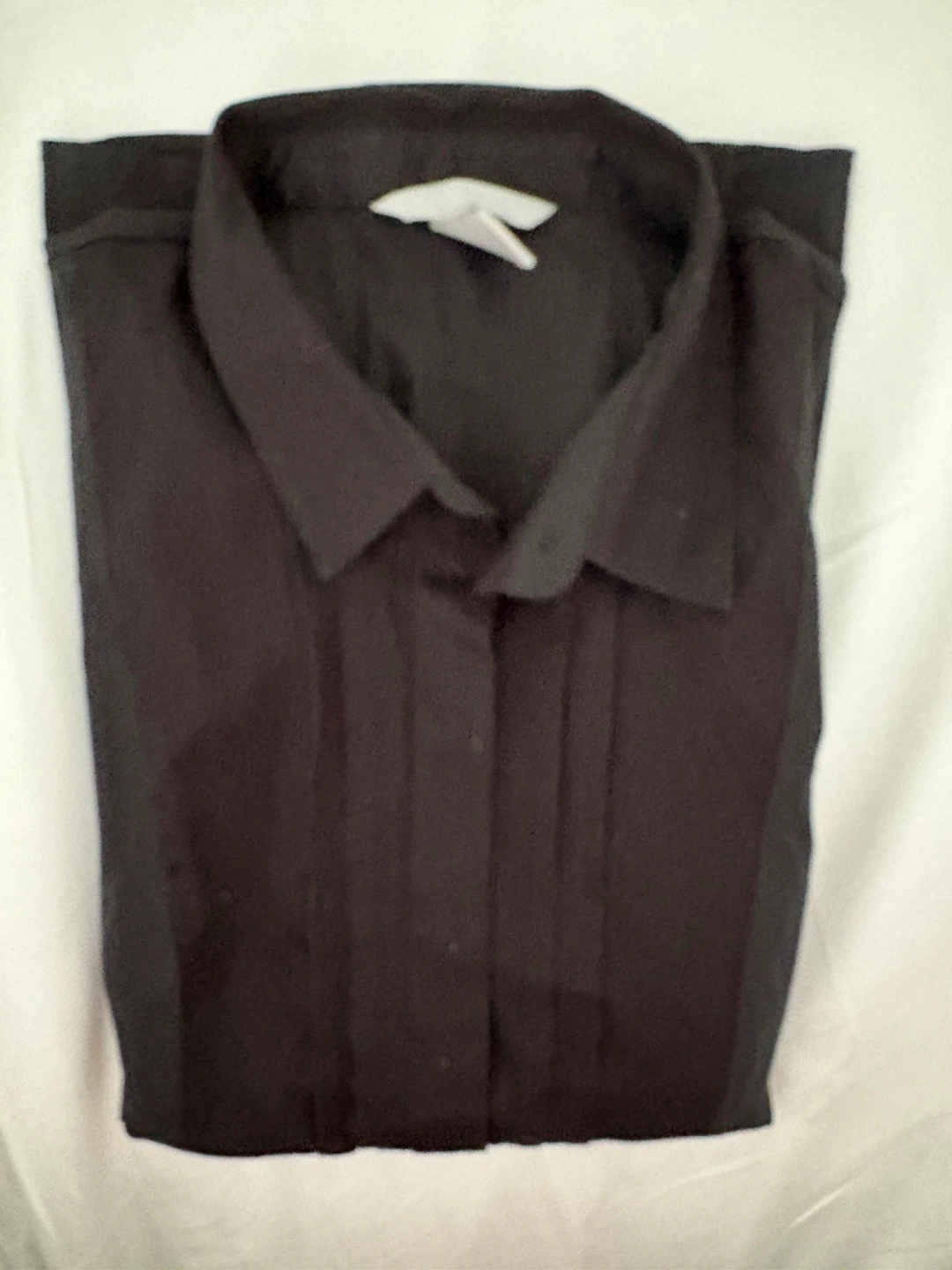 Black Button-Up Blouse - photo 2
