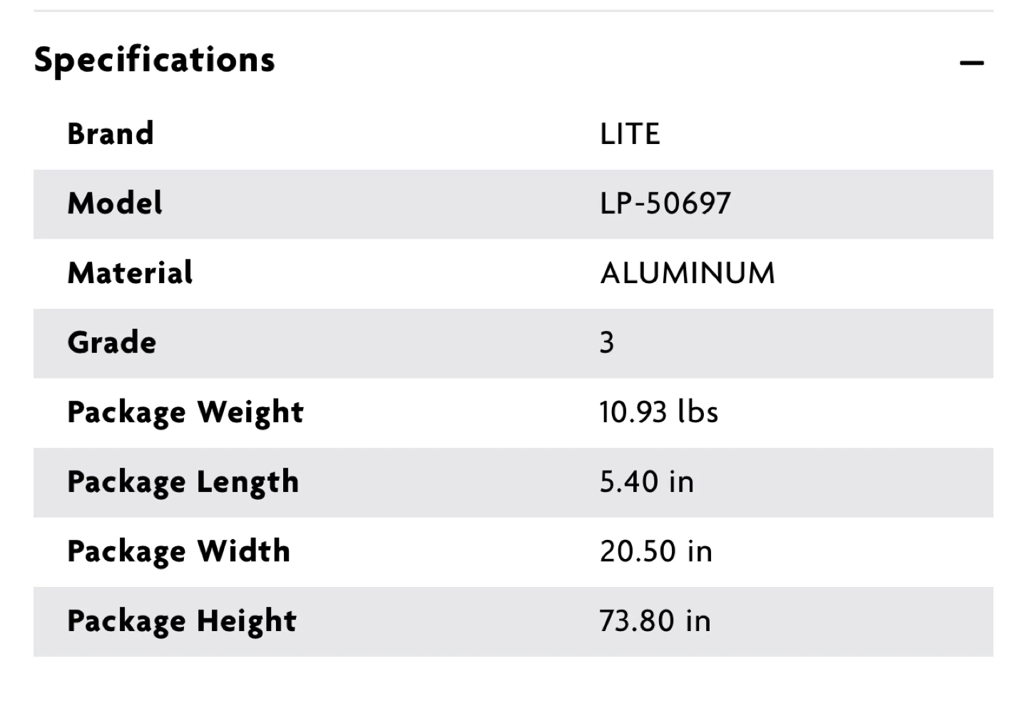 LITE 6' Aluminum Step Ladder LP-50697 - photo 5