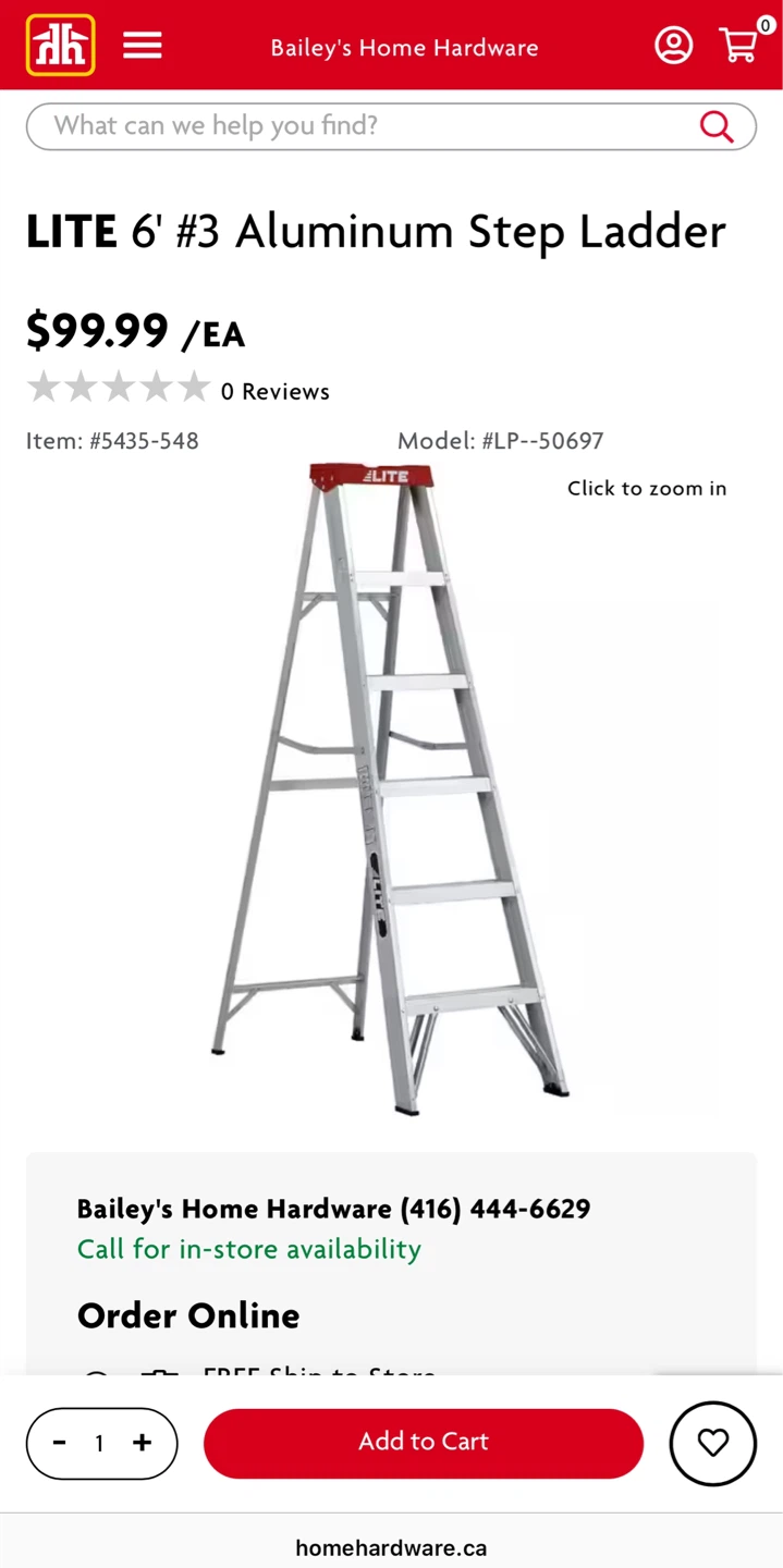 LITE 6' Aluminum Step Ladder LP-50697 - photo 4
