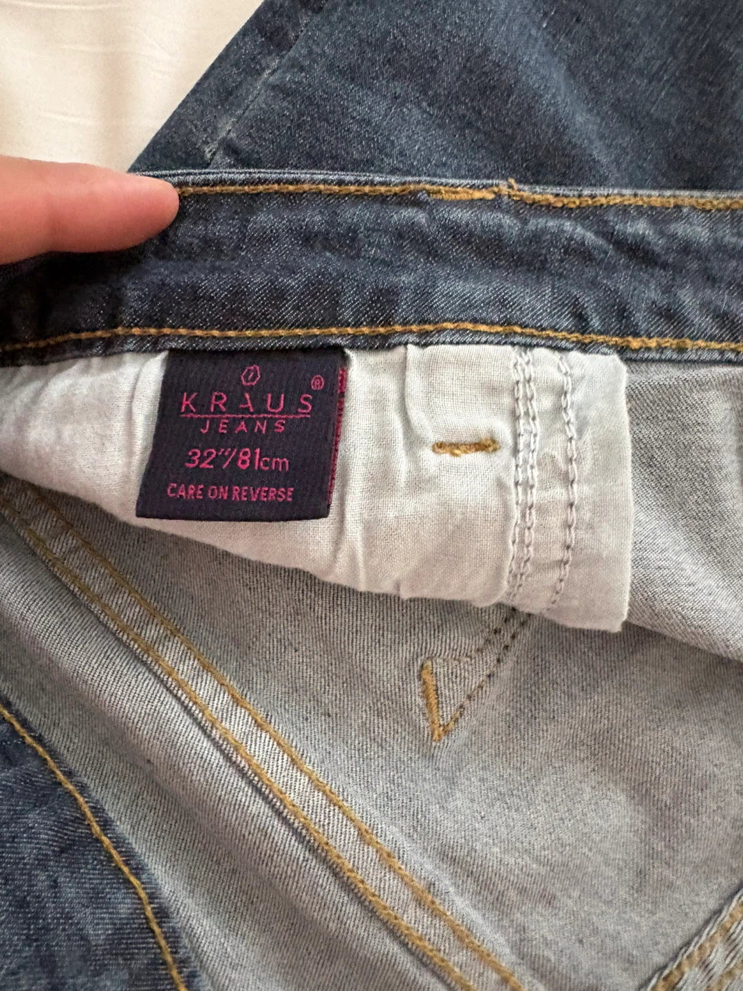 Kraus Jeans Blue Denim Size 32/81cm - photo 3