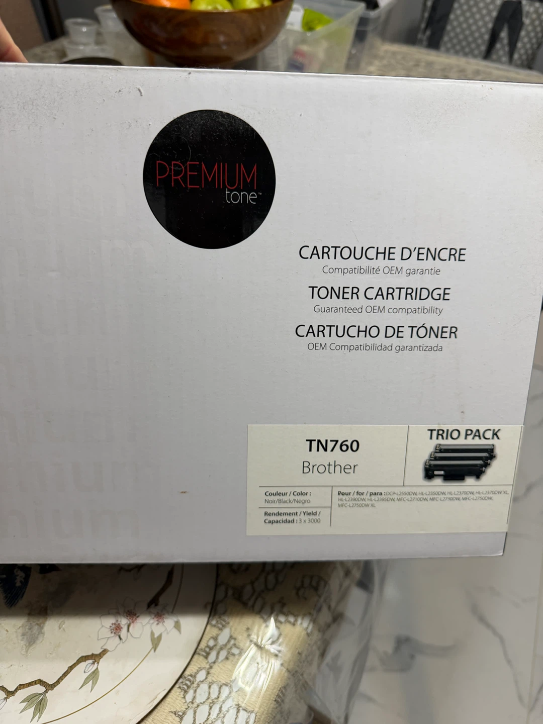 Premium Tone TN760 Toner Cartridge - Black - photo 2