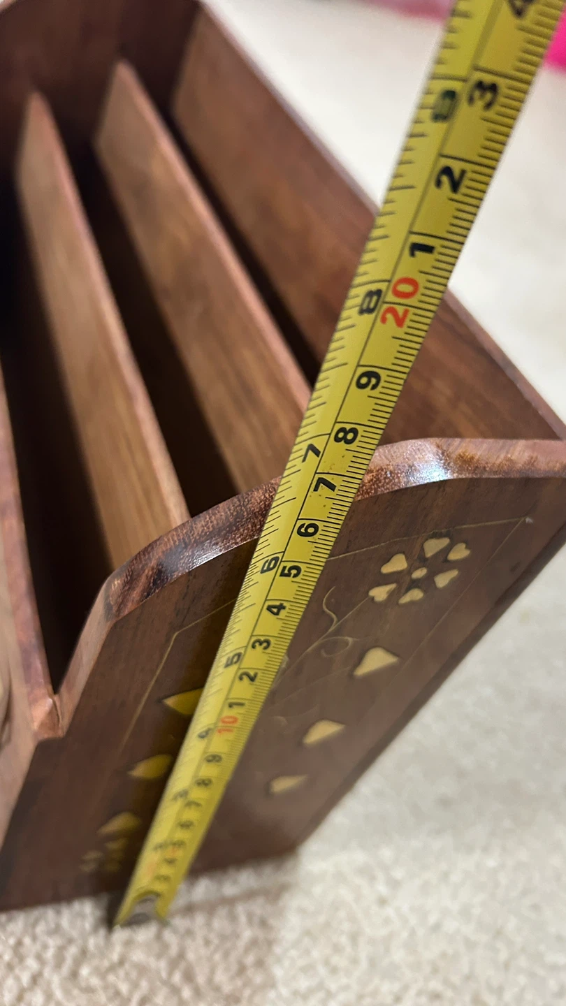 Wooden Desk Organizer Mail Sorter - photo 4