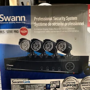 Swann Pro-Series 8 Channel Security System with 4 Cameras