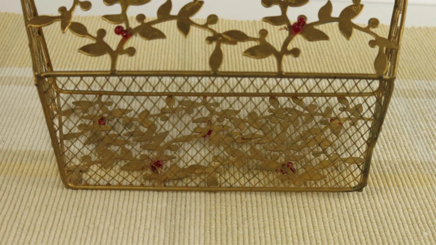 Decorative Metal Storage Basket - photo 4