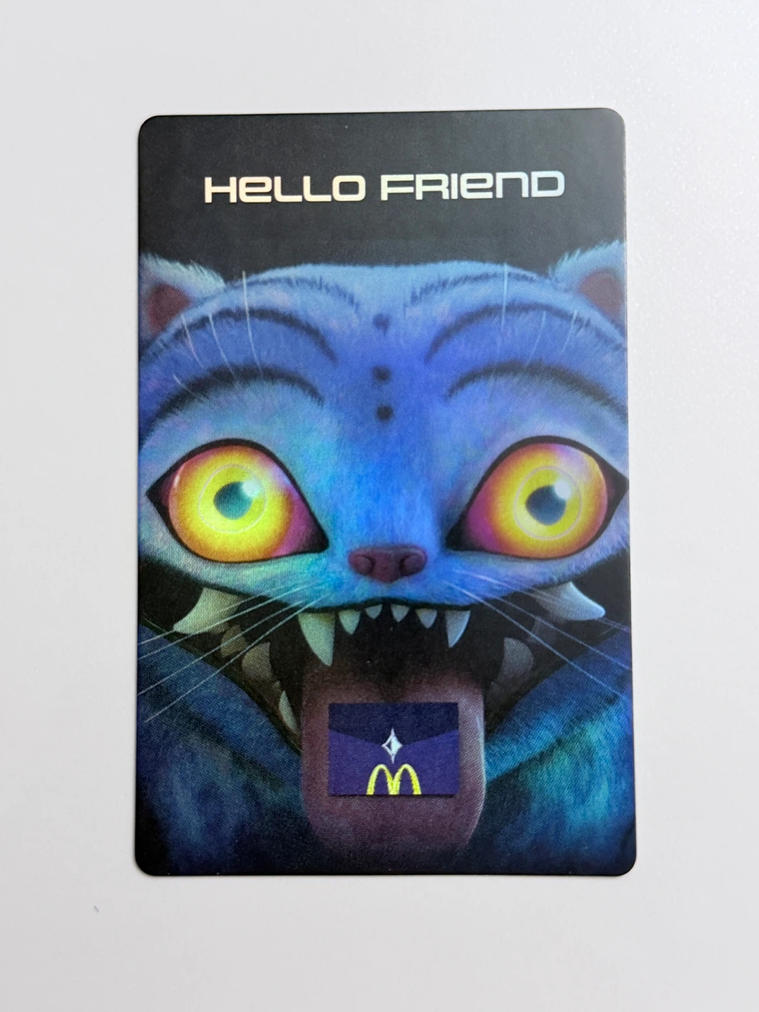 McDonald’s Kpop Demon Hunters Derpy VIP access card