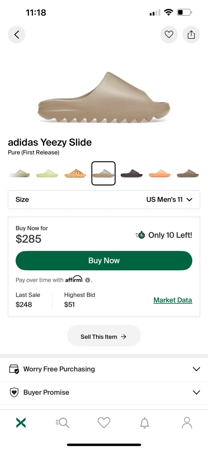 Adidas Yeezy Slide Pure (First Release) Men's Size 12 - photo 4