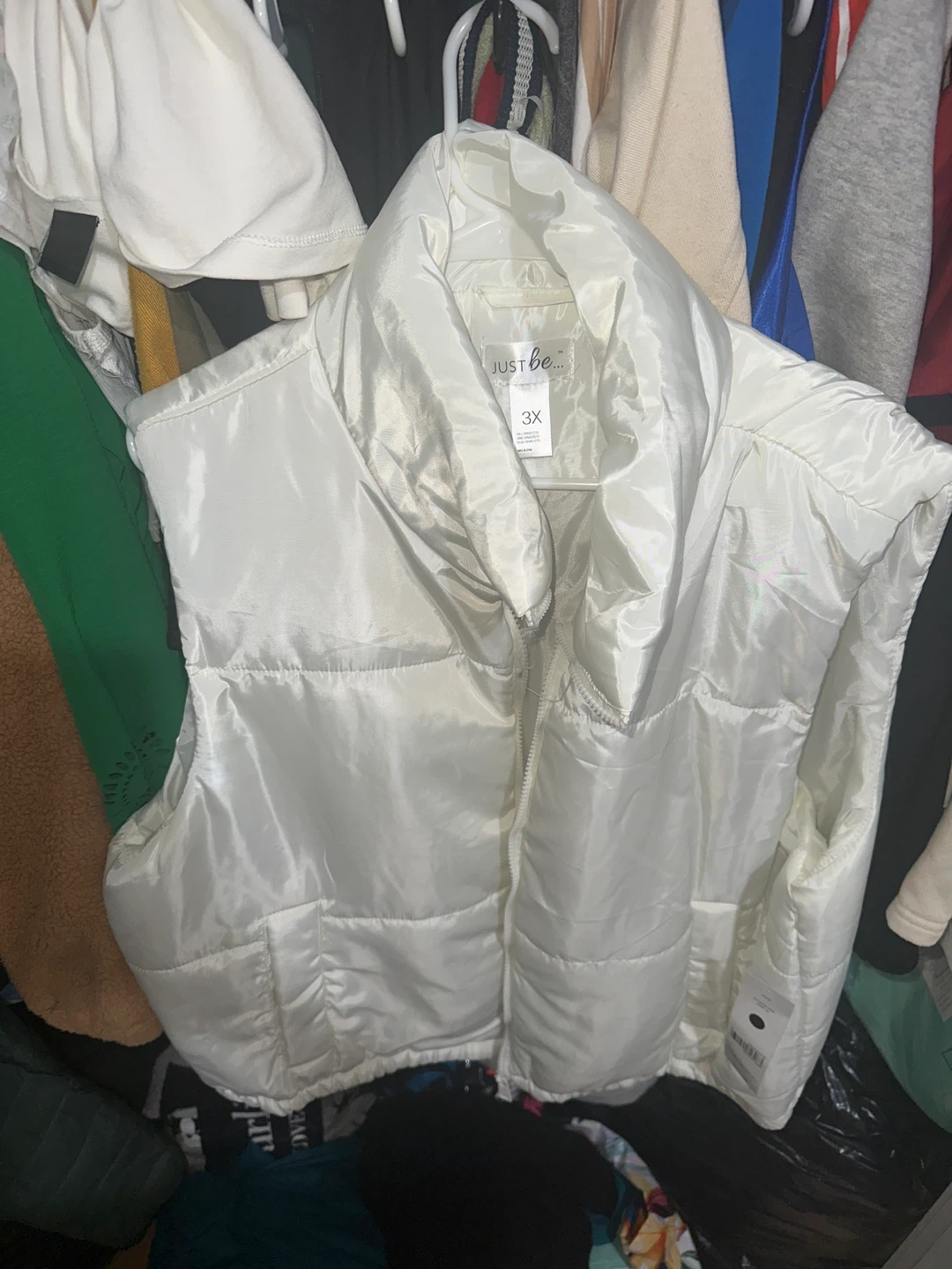 JUST BE... Puffer Vest Size 3X - photo 2