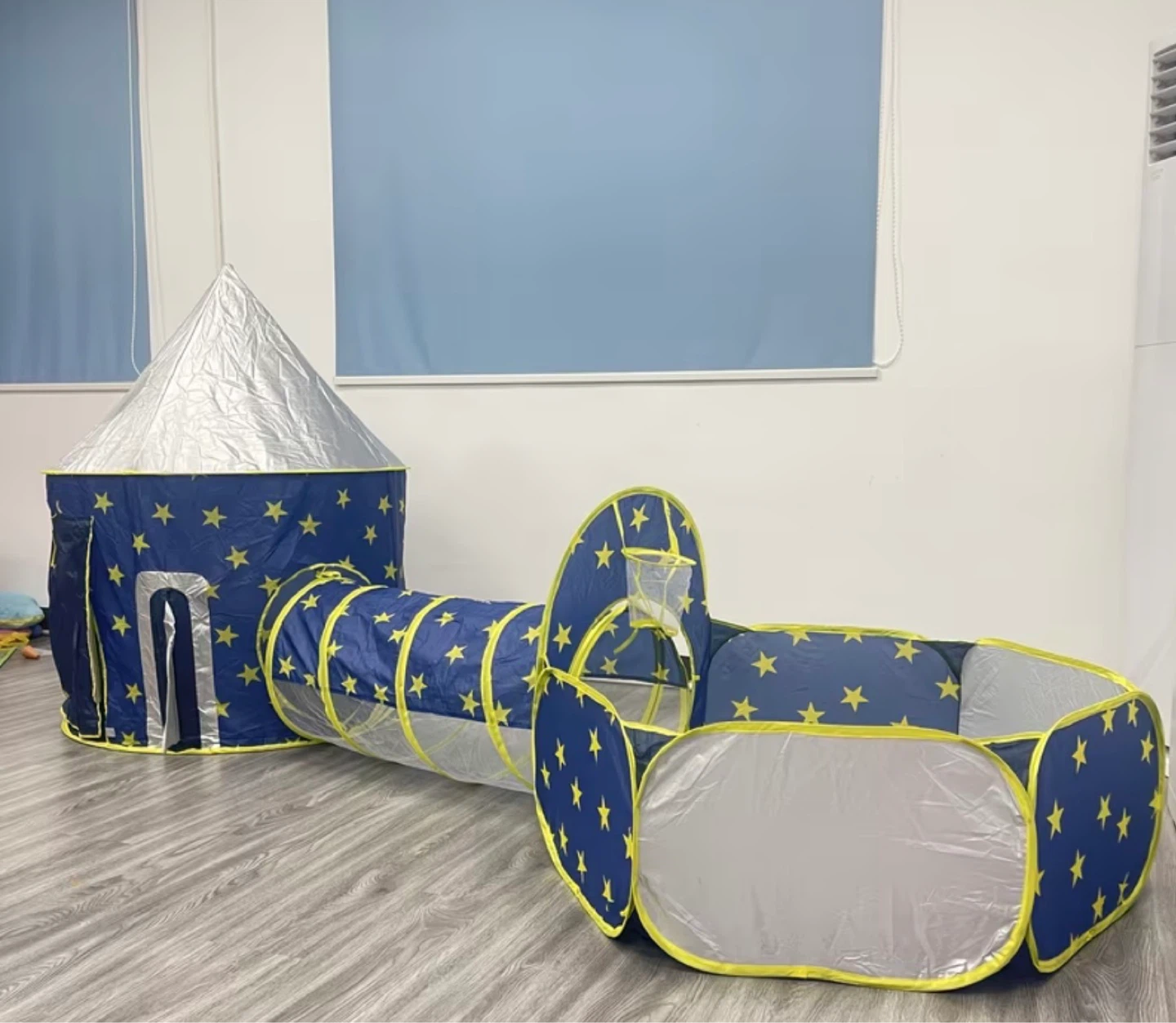 3-Piece Star Play Tent and Tunnel Set