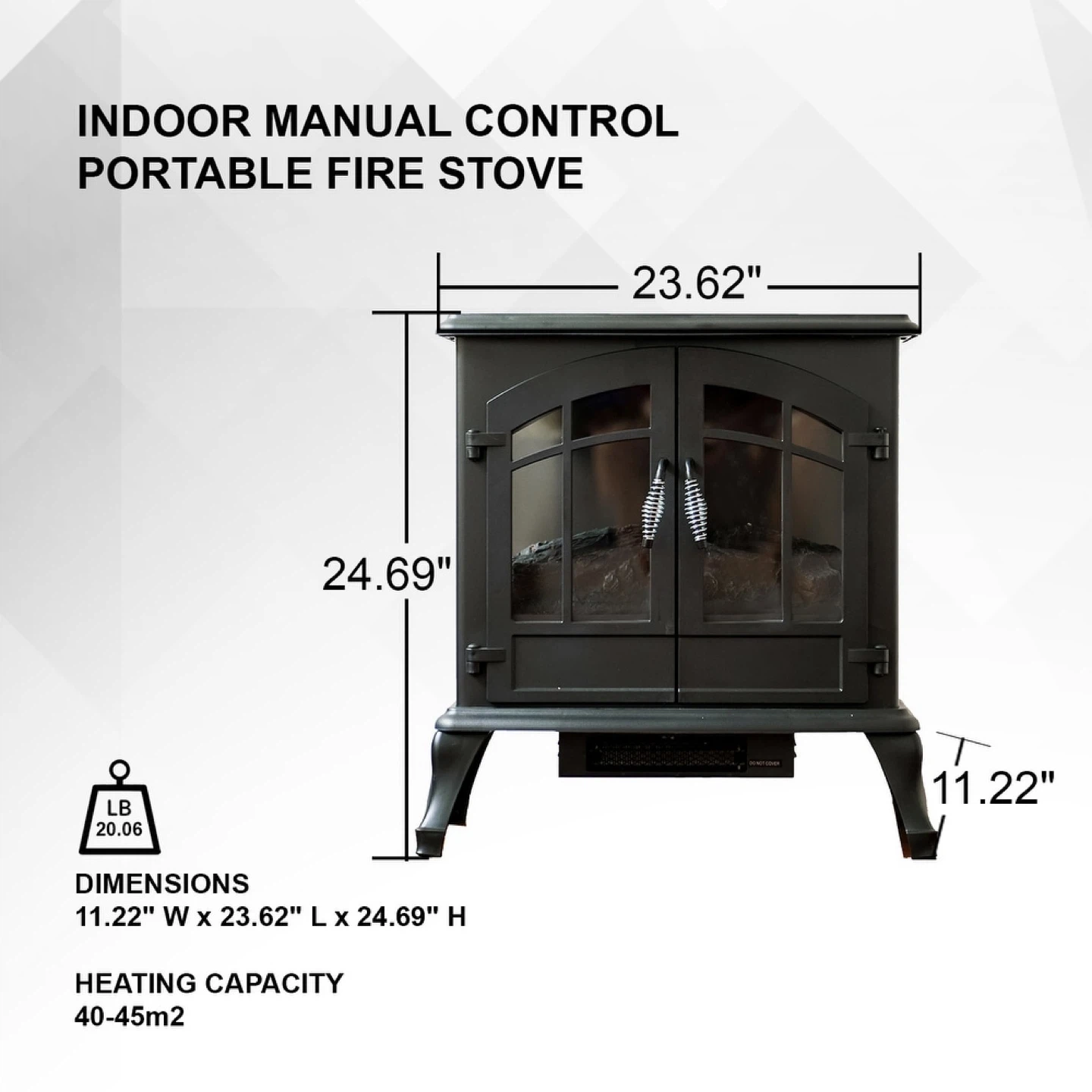 Electric Fireplace Stove Heater – Excellent Condition - photo 5