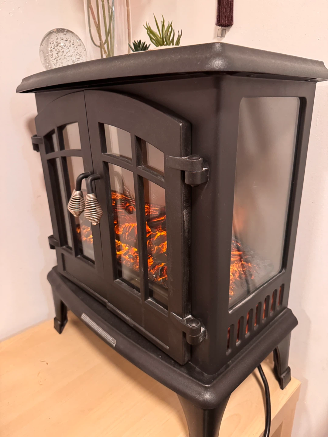 Electric Fireplace Stove Heater – Excellent Condition - photo 4