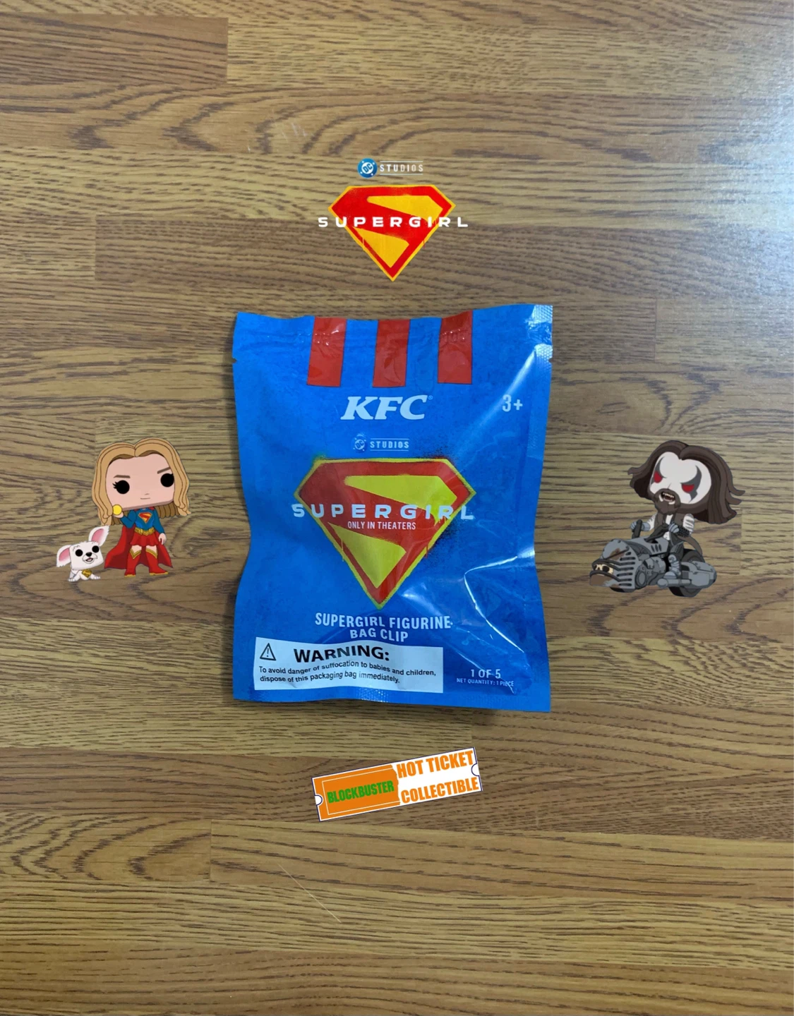 KFC | Supergirl Figurine Bag Clip