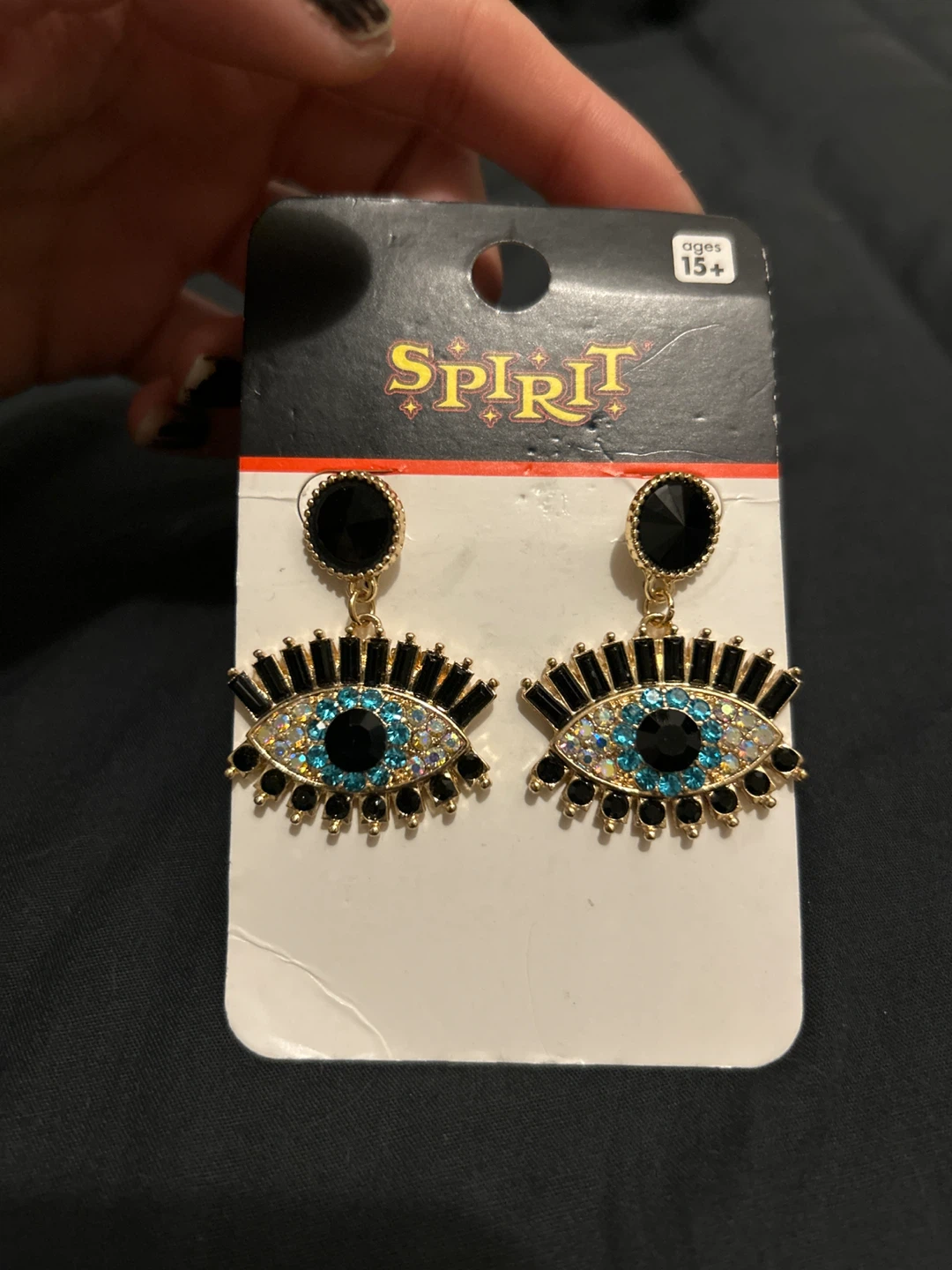 Spirit Halloween Evil Eye Earrings