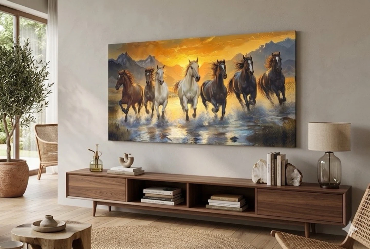 Canvas Wall Art - Running Horses